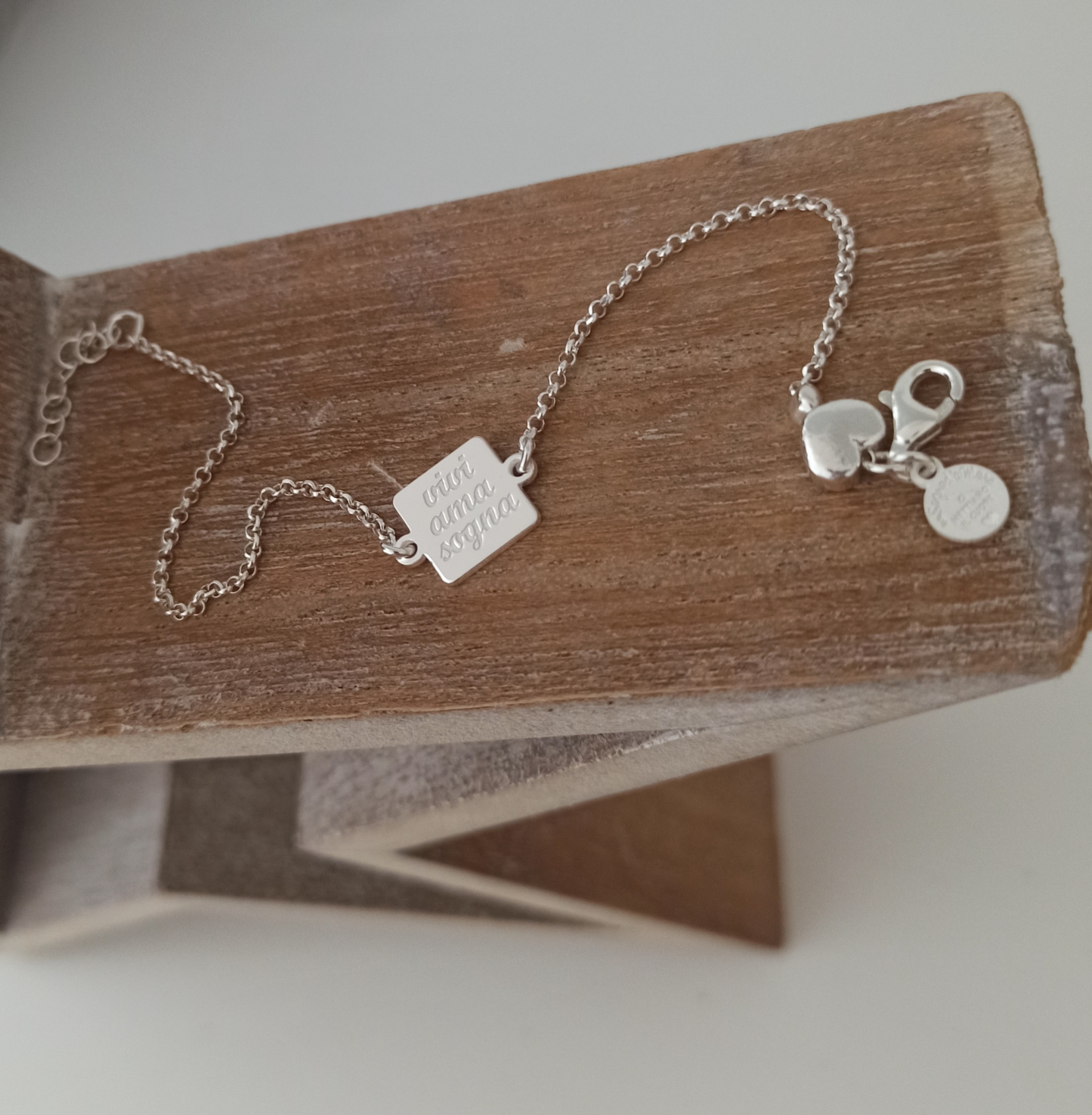 Bracciale "vivi ama sogna"