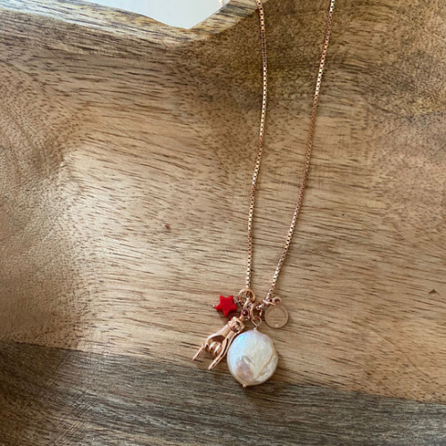 Collana con perla scaramazza