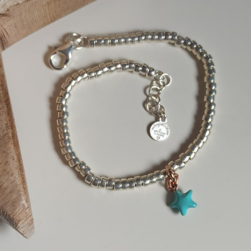 Bracciale tubetti lisci