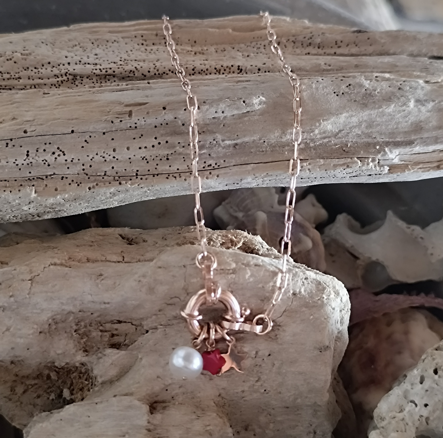 Collana girocollo "graffettina" con aggancio salvagente