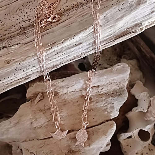 Collana graffettina con charm