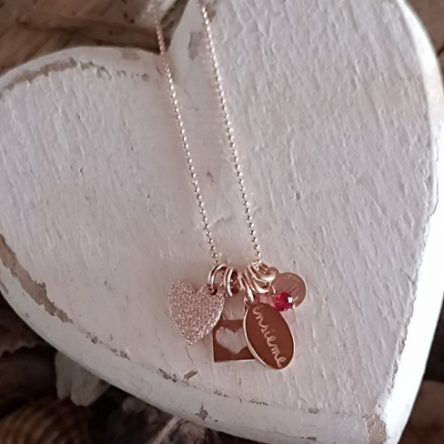Collana portamifortuna con lucchetto