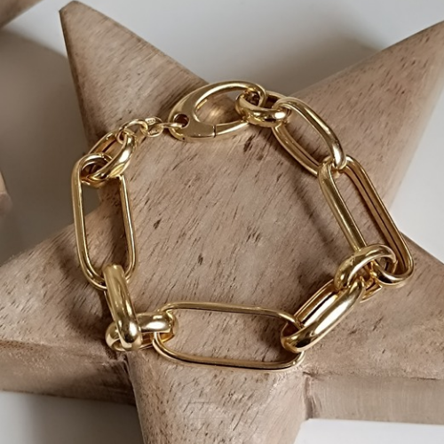 Bracciali in catena argento GOLD