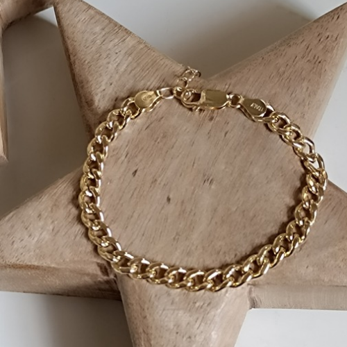 Bracciali in catena argento GOLD