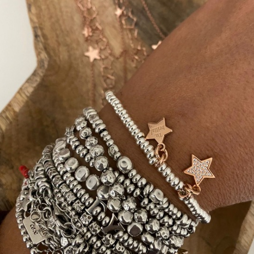 Bracciale rondellino doppia stella🌟