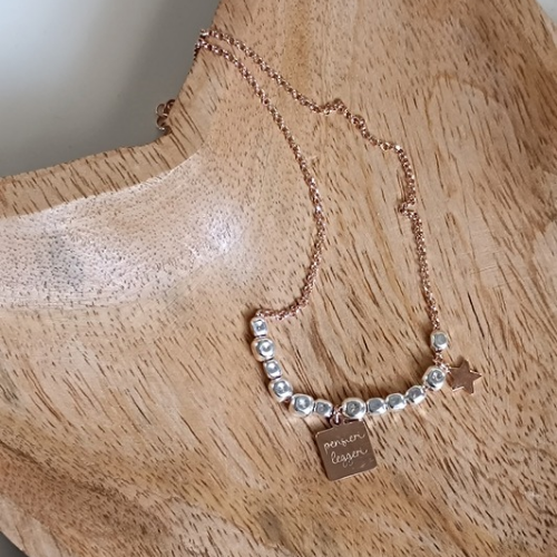 Collana pepite mix -pensieri leggeri -