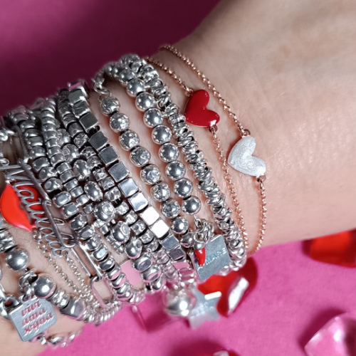 Bracciale Cuoricini
