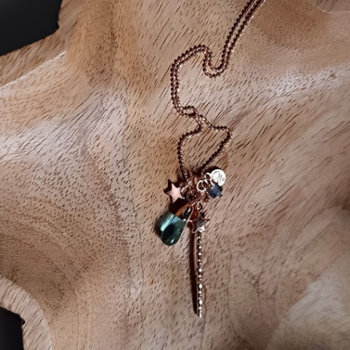 Collana portamifortuna "abracadabra"