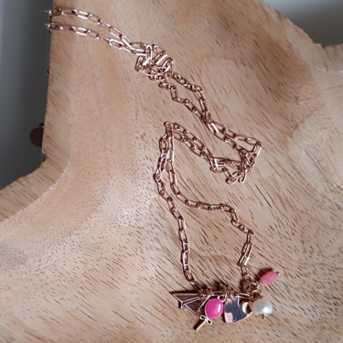 Palloncino - collana "portamifortuna" charms e pietre
