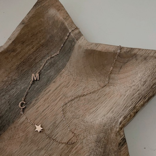 LEGAMI - collana con le tue iniziali del cuore