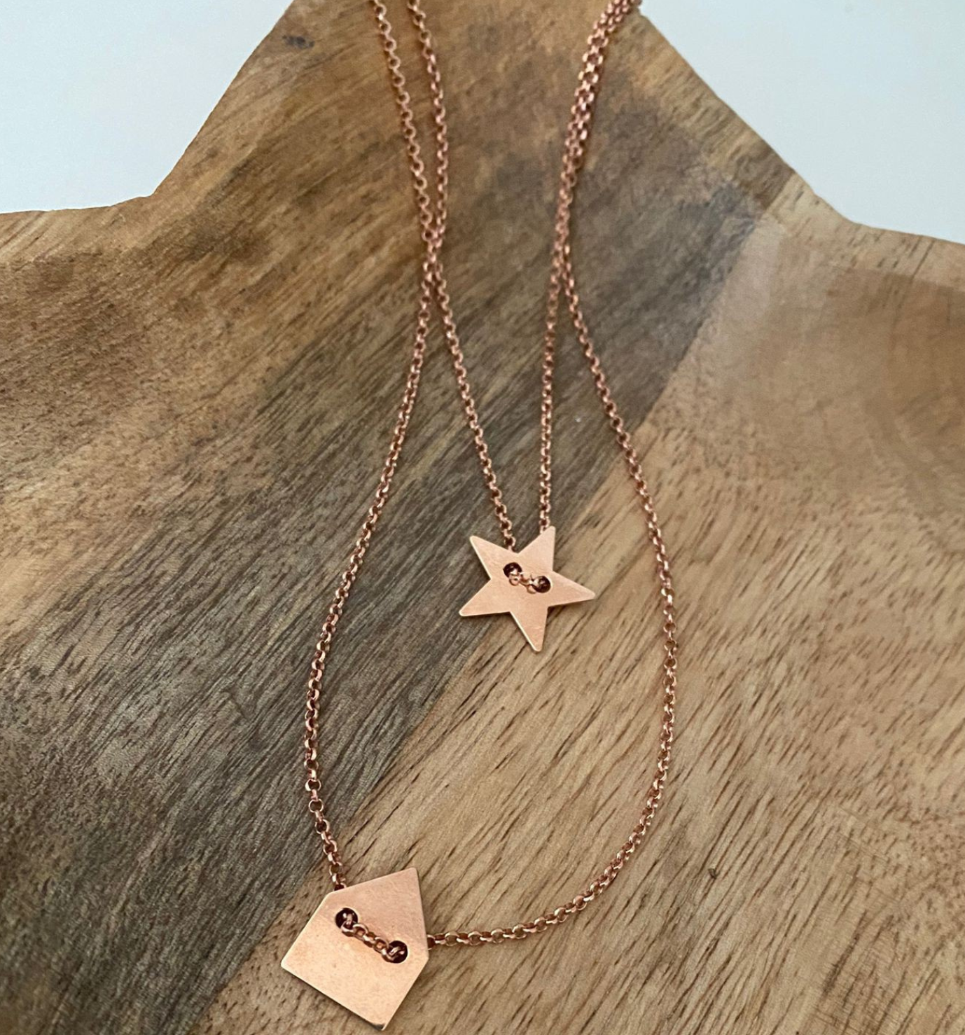 Collana "casa a bottone"
