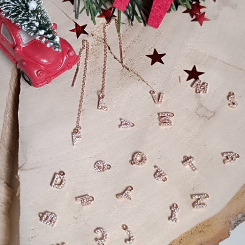 Orecchino Tiramisù "LETTERINA"