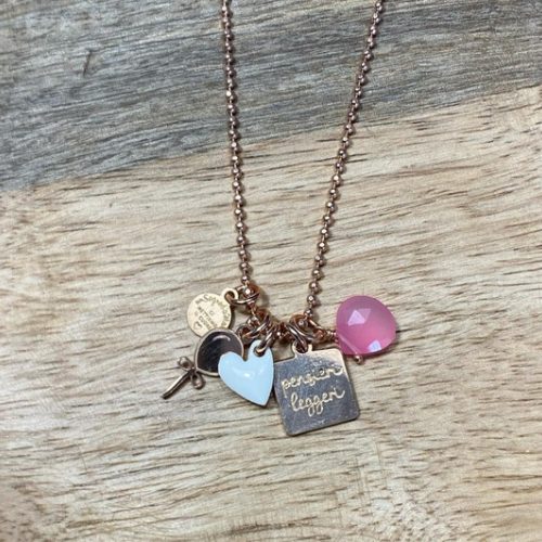 Palloncino - collana "portamifortuna" charms e pietre