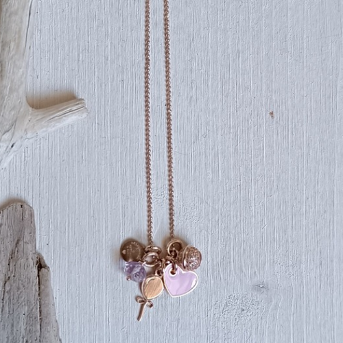 Palloncino - collana "portamifortuna" charms e pietre