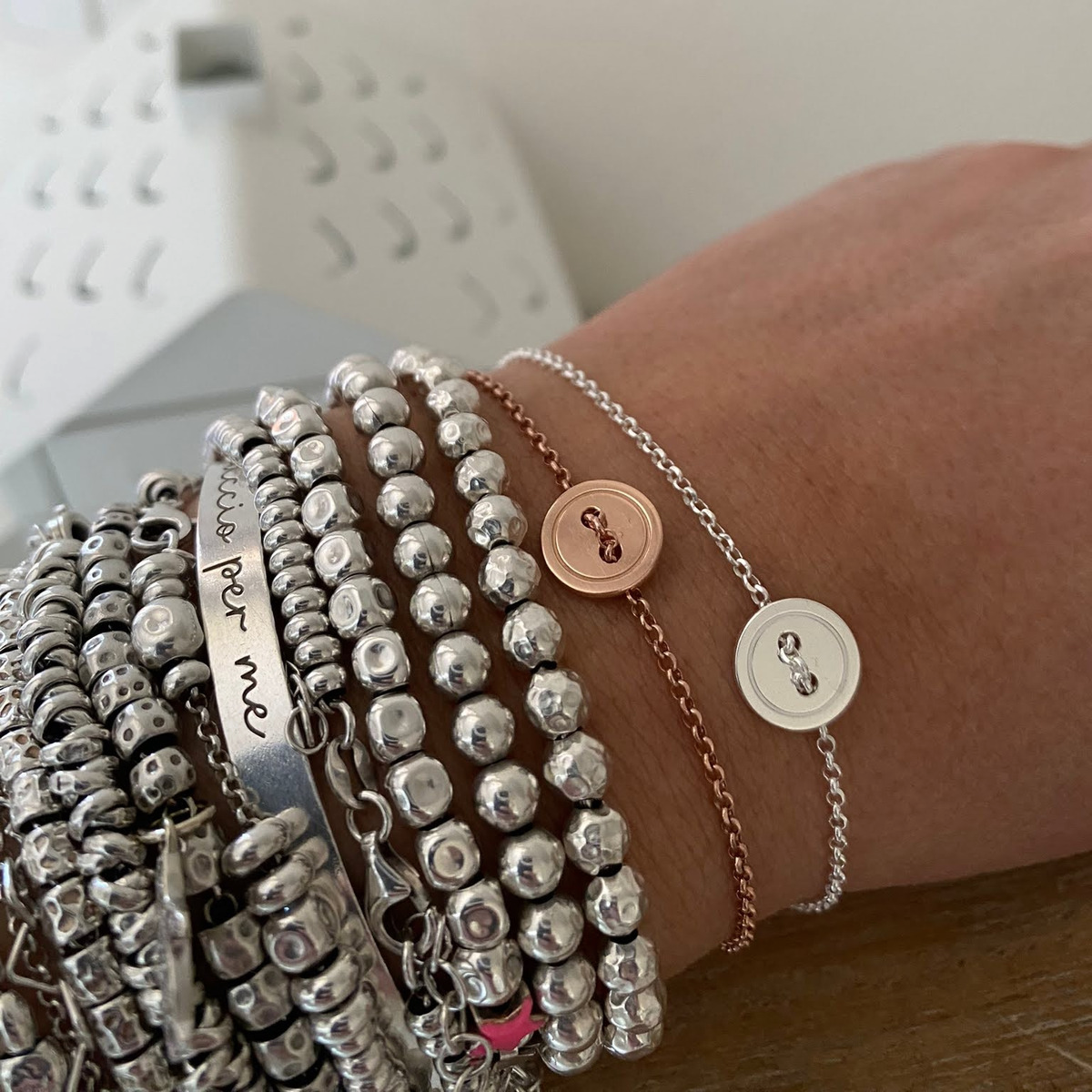 Bracciale io&te in catena
