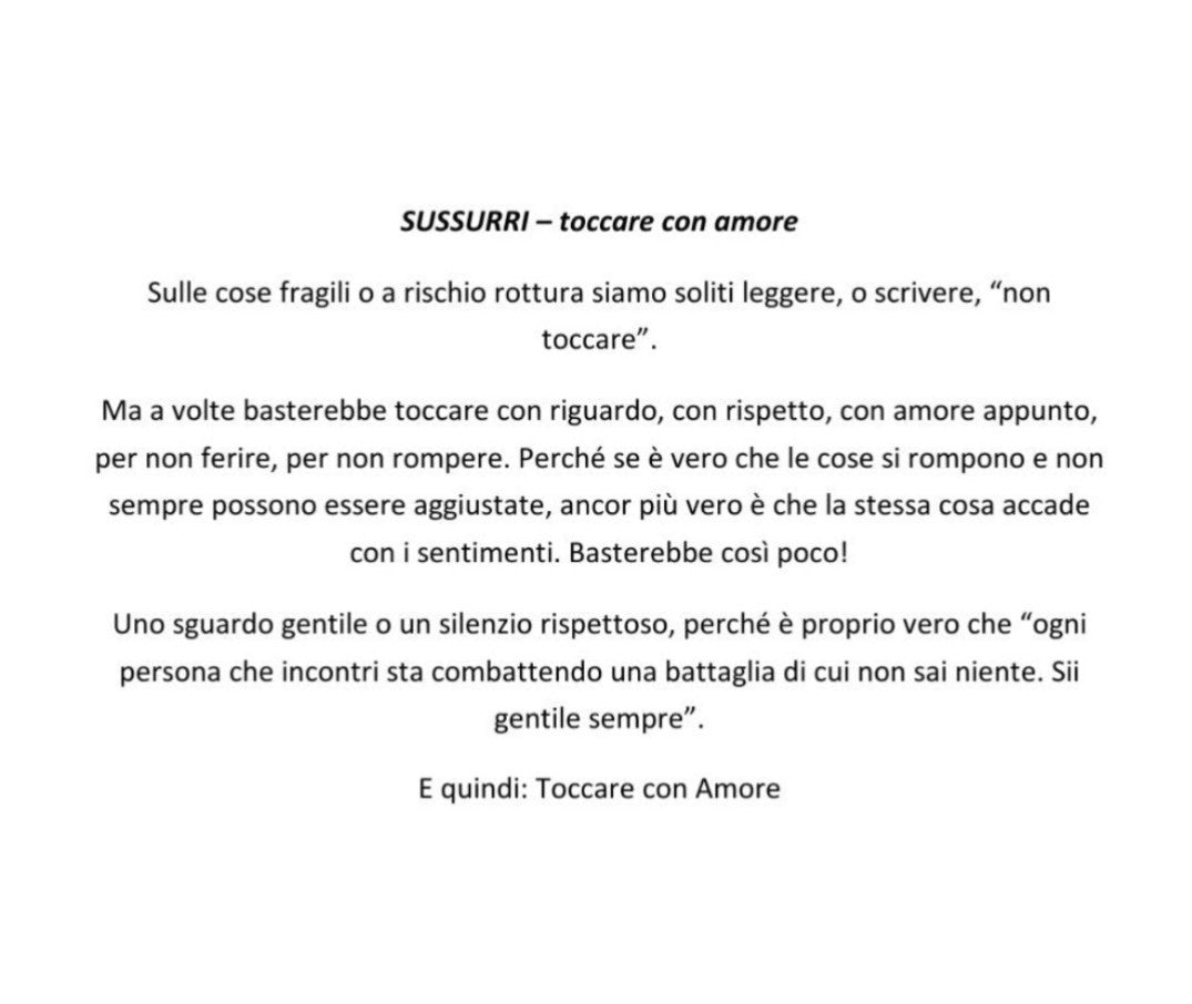 Orecchini Sussurri - toccare con amore -
