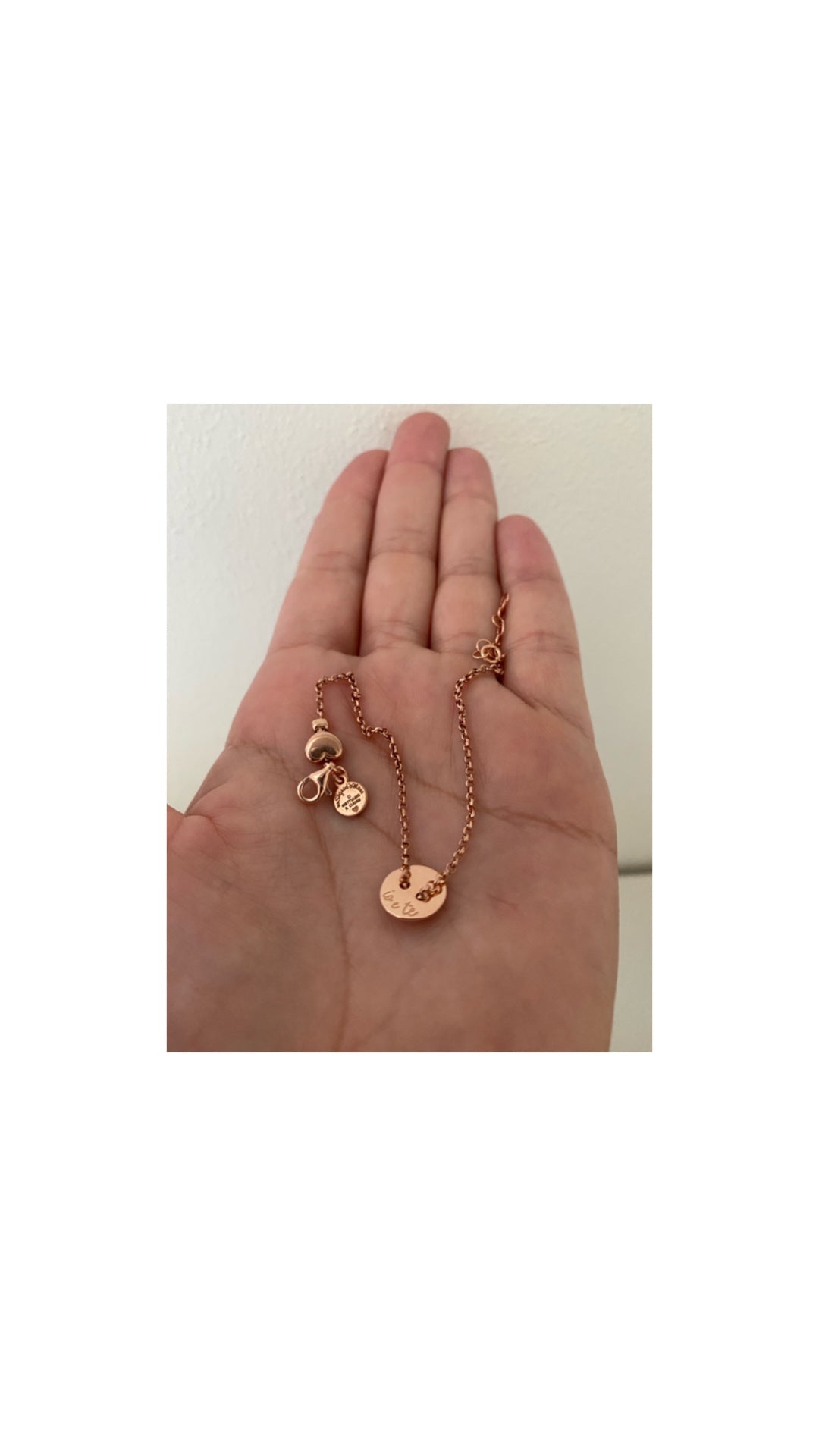 Bracciale io&te in catena