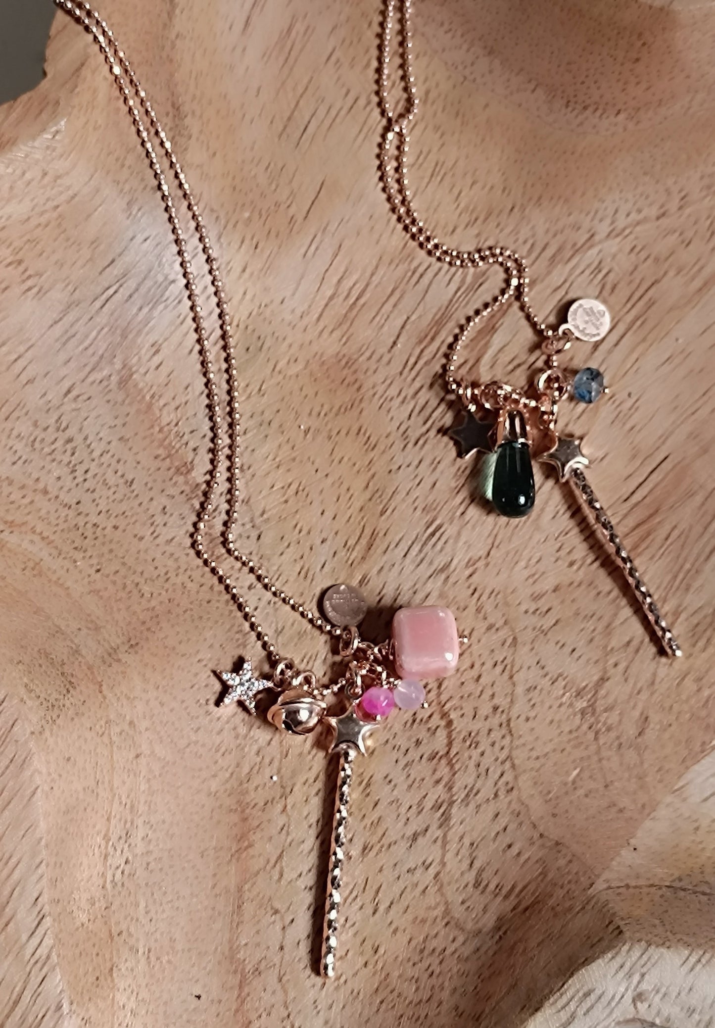 Collana  portamifortuna "abracadabra"