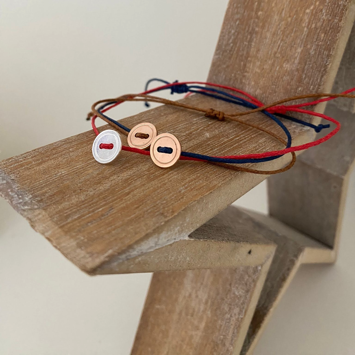 Bracciale io&te in cordino